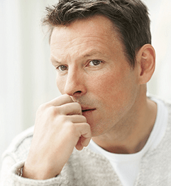 a man thought about the discharge during the wake