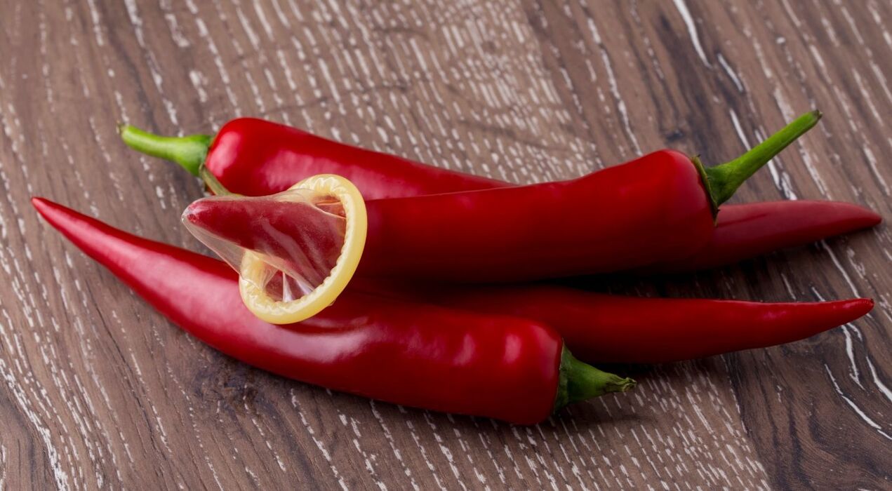 Chili increases testosterone levels in a man's body and improves potency