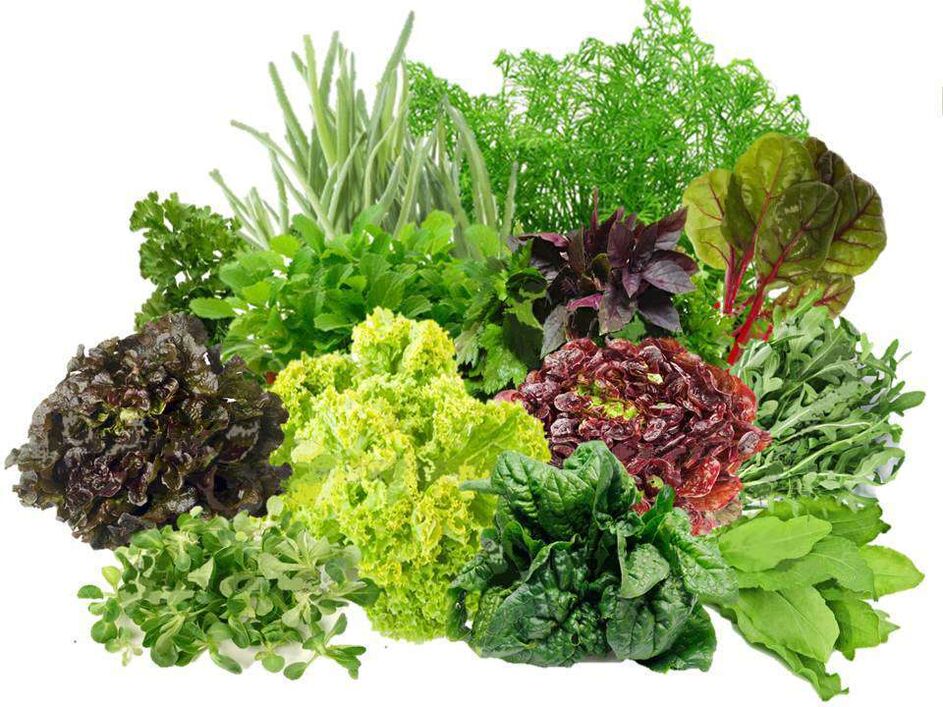 Including greens in a man's diet will help get rid of erectile dysfunction.